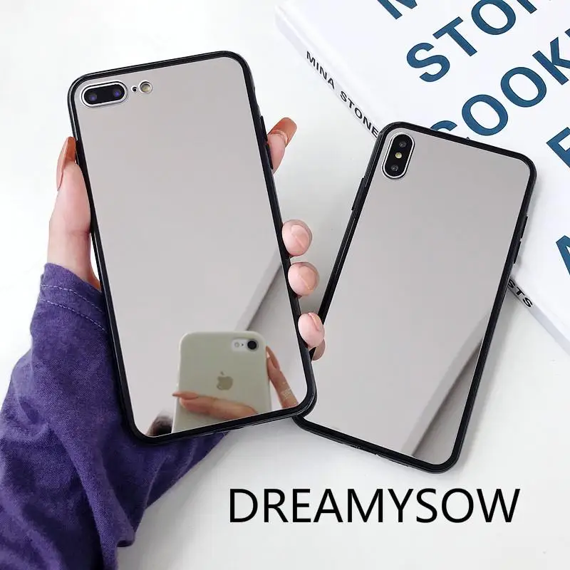 

Luxury Mirror Case for Samsung A70 A50 A40 A30 A20 A10 M10 Galaxy A6 A8 Plus 2018 A5 A7 2017 Note 10 9 8 Soft Acrylic TPU Cover
