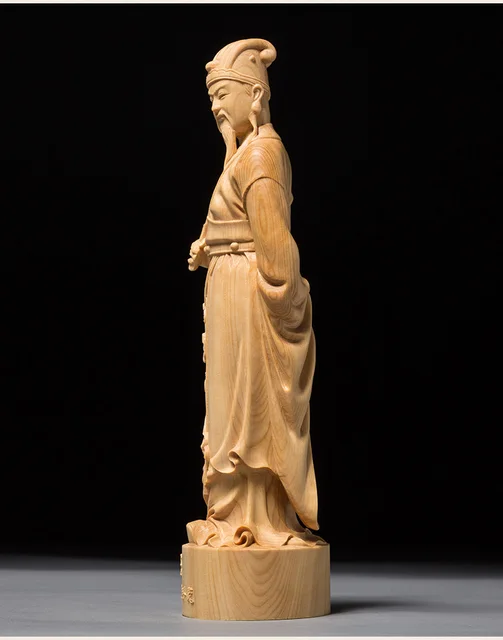 古代人物諸葛亮の彫像置物フィギュア工芸品