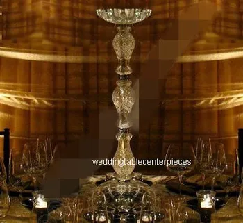 

12pcs ）flower stand acrylic wedding crystal candelabra centerpieces for wedding table wholesale