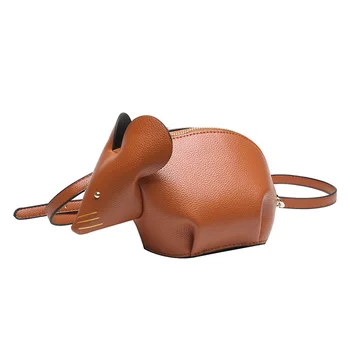 

2020 Designer Leather Bags Famous Brand Women Shoulder Bags Cute Small Cartoon Mouse Female Messenger Bag Purse Crossbody Bags