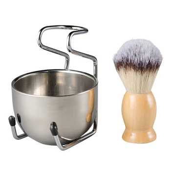 

Men's Wet Shaving Kit, Badger Hair Shaving Brush, Beard Kit for Men