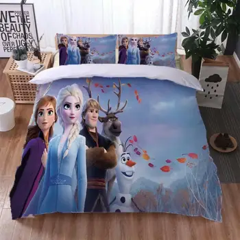 

2/3Pcs Princess knight Soft Bedding Set With Pillowcases elk Duvet Cover Quilt Cover Queen King Sizes Bedclothes SJLy