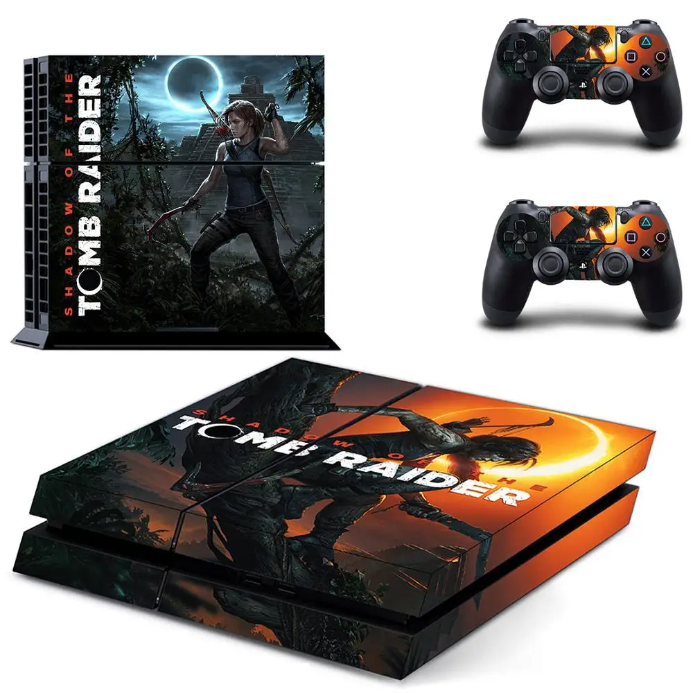 Shadow of the Tomb Raider sticker s Наклейка для PS4 PS 4 Play station Pegatinas консоли playstation и 2