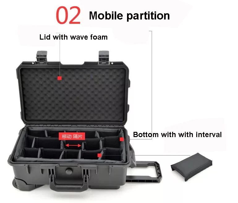 garden tool bag High quality Seismic Safety Receive SLR Camera case Protective Digital Lens Moistureproof Box Photographic Equipment Luggage Box heavy duty tool bag