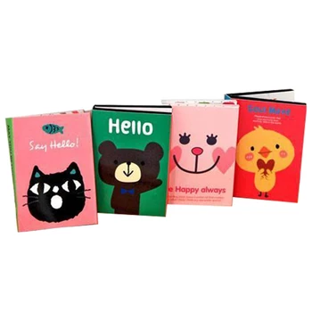 

1pc New Cute Cartoon Animals Notepad 4 Folding N Times Memo Pad Paper Sticky Note Message Post Students School Supply