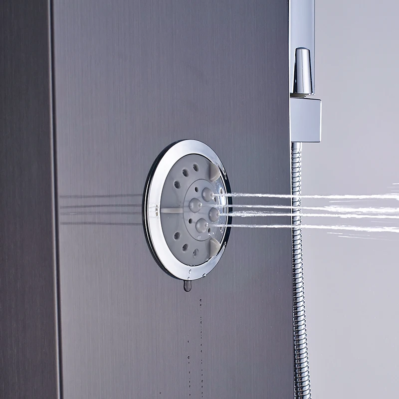 Shower-Panel-LED-Waterfall-Rainfall-Nickel-Brushed-Wall-Mounted-Bathroom-Shower-Faucet-Shower-Panel-Column-With (1)
