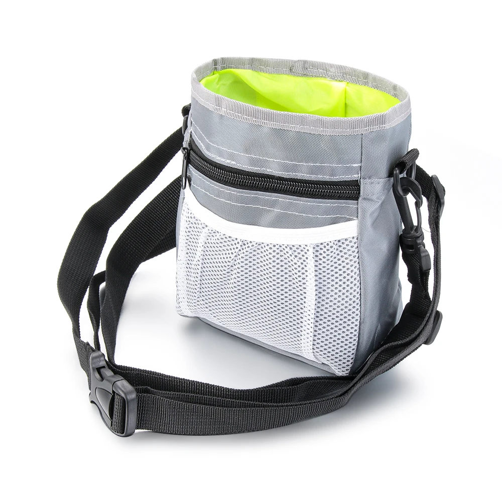 1 шт. Удобная уличная прогулочная тренировочная сумка на шнурке легкая Портативная сумка для еды для щенка сумка для еды для хранения талии товары для домашних животных