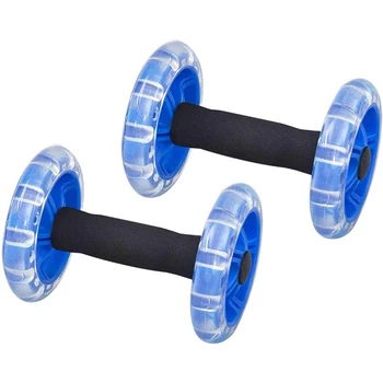 

SEWS-Home Abdominal Wheel Exercises Gym Fitness Wheel Roller Double Slimming Push Up Waist Trainer Abdominal Equipment