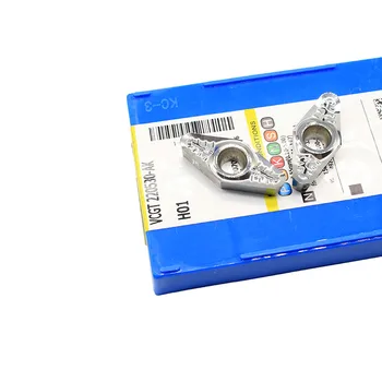 

10pcs VCGT220530 AK H01 Aluminum cutter blade Insert VCGT220530 Cutting Tool turning tool CNC Tools AL +TIN Alloy wood