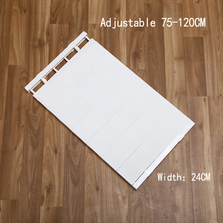 24X120 WH 1 шт., органайзер для шкафа, полка, мебель для спальни, настенный держатель для шкафа, кухонный шкаф, полка для хранения, экономит место, полка для шкафа - Цвет: 24X120 WH