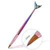 New 5pcs/set Colorful Mermaid Design Nail Brush Acrylic Drawing Pen Sawtooth Flower Pen Light Therapy Pen Painted Pen Tools 6