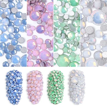 

Nail Art Rhinestone Protein Diamond Glass Transparent Size Mixed Manicure Nail Art Sticker