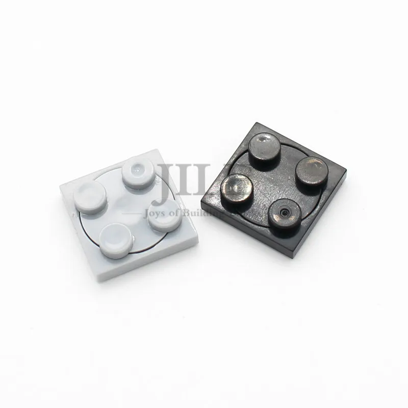 20pcs Moc Building Blocks Turntable 2x2 Plate Base with Top 3680 3679 DIY Creative Bricks Classic Compatible Assembles Parts 4