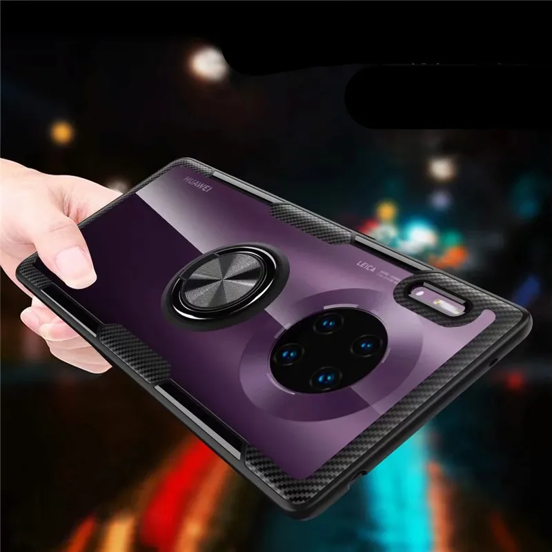 Для huawei mate 30 Pro прозрачный чехол стеклянный мягкий силиконовый бампер для