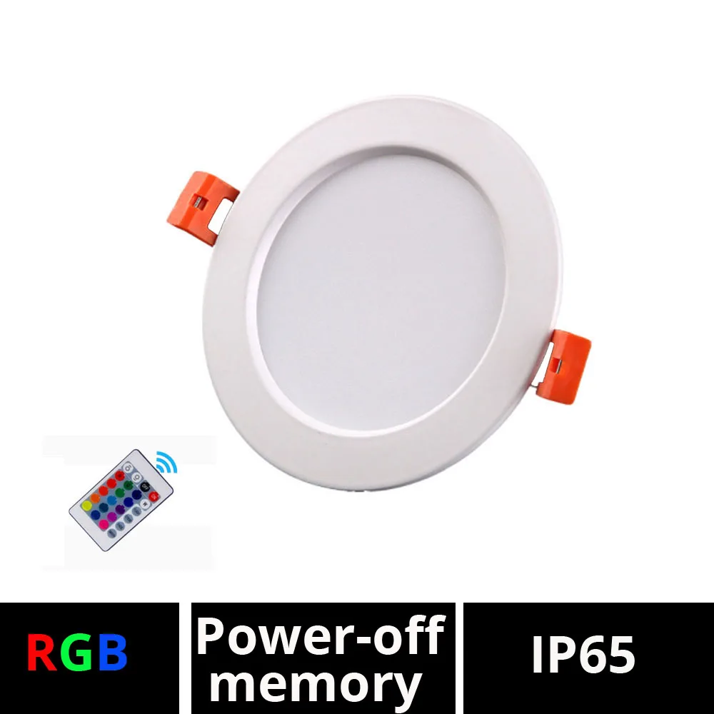 Водонепроницаемый светодиодный светильник IP65 RGB Memory 3 Вт 6 9 12 15 18 20 30 50 праздничный