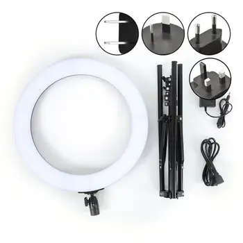 

Makeup Accessories 18" Color Light Ring Light Dimmable LED Fill Light with Stand for Video Live Makeup Makeup Tool Kits