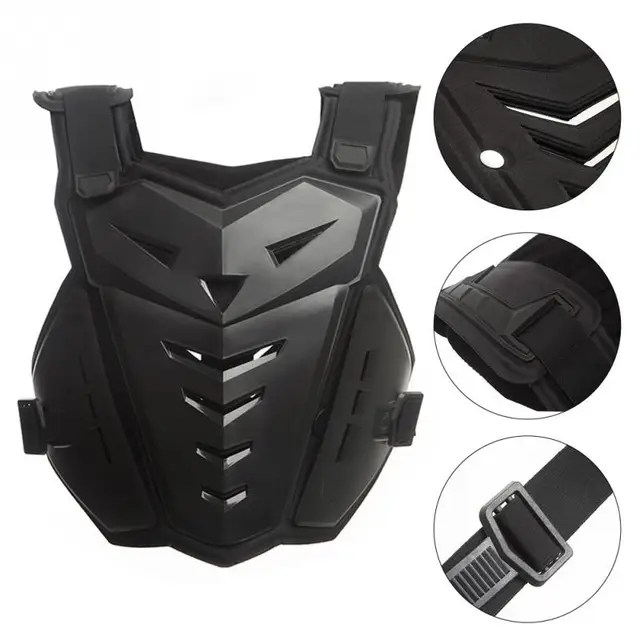 Chaleco de protección de motocicleta, armadura protectora de pecho y espalda, chaleco para carreras y Motocross