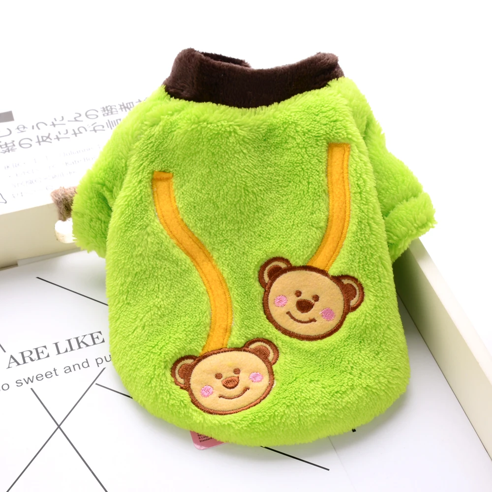 Cheap Autumn Winter Dog Clothes Fleece Coat Small Sweater Cute Poodle Chihuahua Yorkshire Terrier Puppy Cat Clothing XXS - L | Дом и сад
