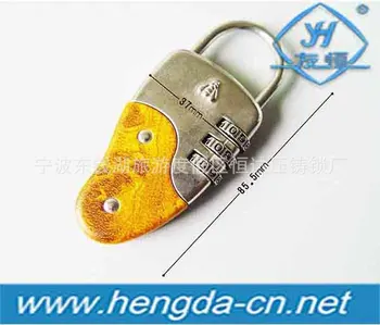

[Friends of Constant] Yh9141 New Style Bone Pattern Padlock with Password Required Leaf-Shaped Padlock with Password Required