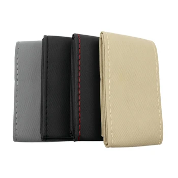 

DIY Texture Soft 38cm Car Steering Wheel Braid Cover Needles and Thread Artificial Leather Car Covers Suite Fur Car Accessories