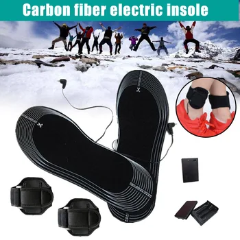 

Electric Heating Shoe Insoles Battery Compartment Heated Insole Shoes Foot Heater J9
