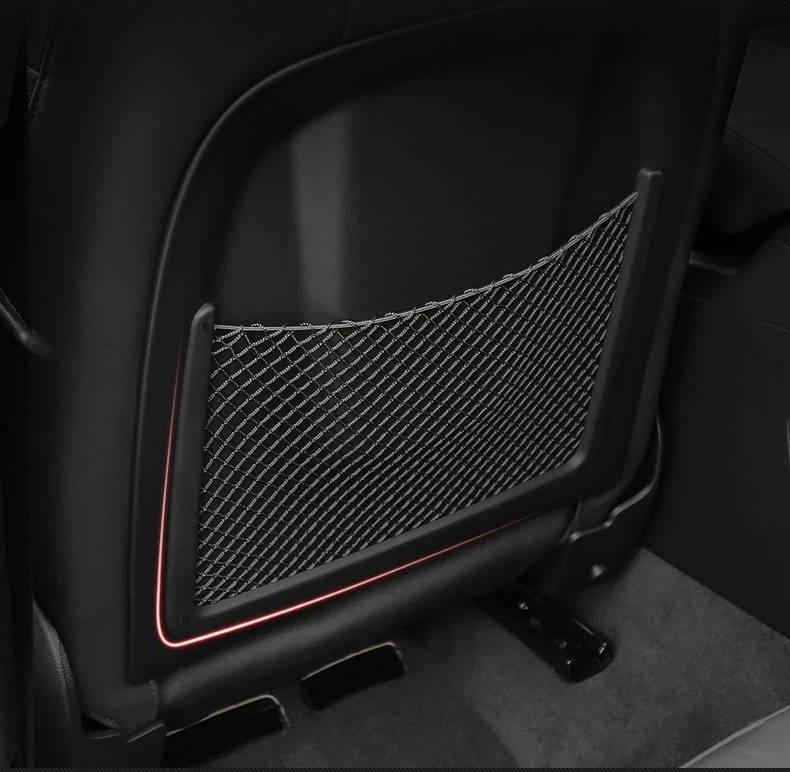 Lsrtw2017 Abs нейлон заднем сиденье автомобиля Чистая мешок, мешок для вещей для Audi A4 Q3 A3 A6 Q5 Q5 Q7 аксессуары для интерьера