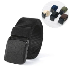 

Men's Belt Nylon Fabric Belt Military Outdoor Tactical Belt Army Style Cinturon Male Belts for Men Luxury Ceinture Tissu Homme