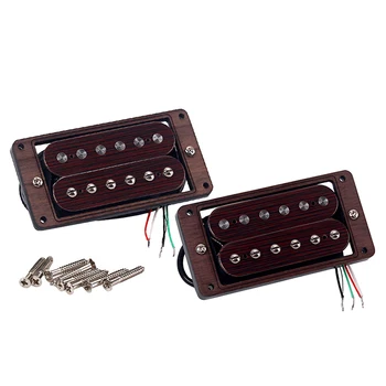 

2pcs/set Guitar Sealed Humbucker Pickups Pick-ups Dual Coil with mounting screws for LP Electric Guitar