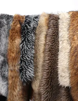 

Plush fabric jacquard faux fur for garment fur collar (1500g/㎡）