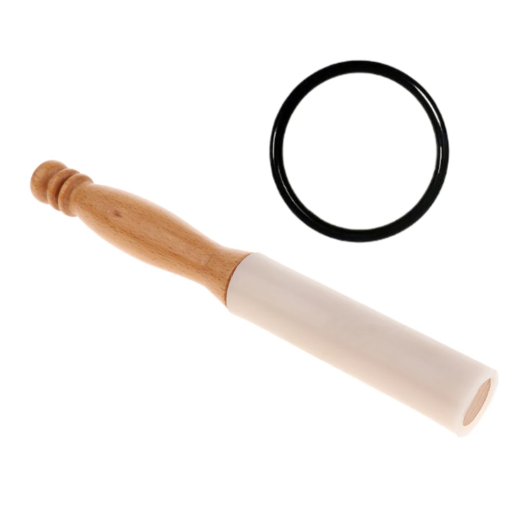 10inch Wooden Rubber  Mallet/Striker for Crystal Singing Bowls Quartz Tibetan Yoga Meditation Singing Bowl