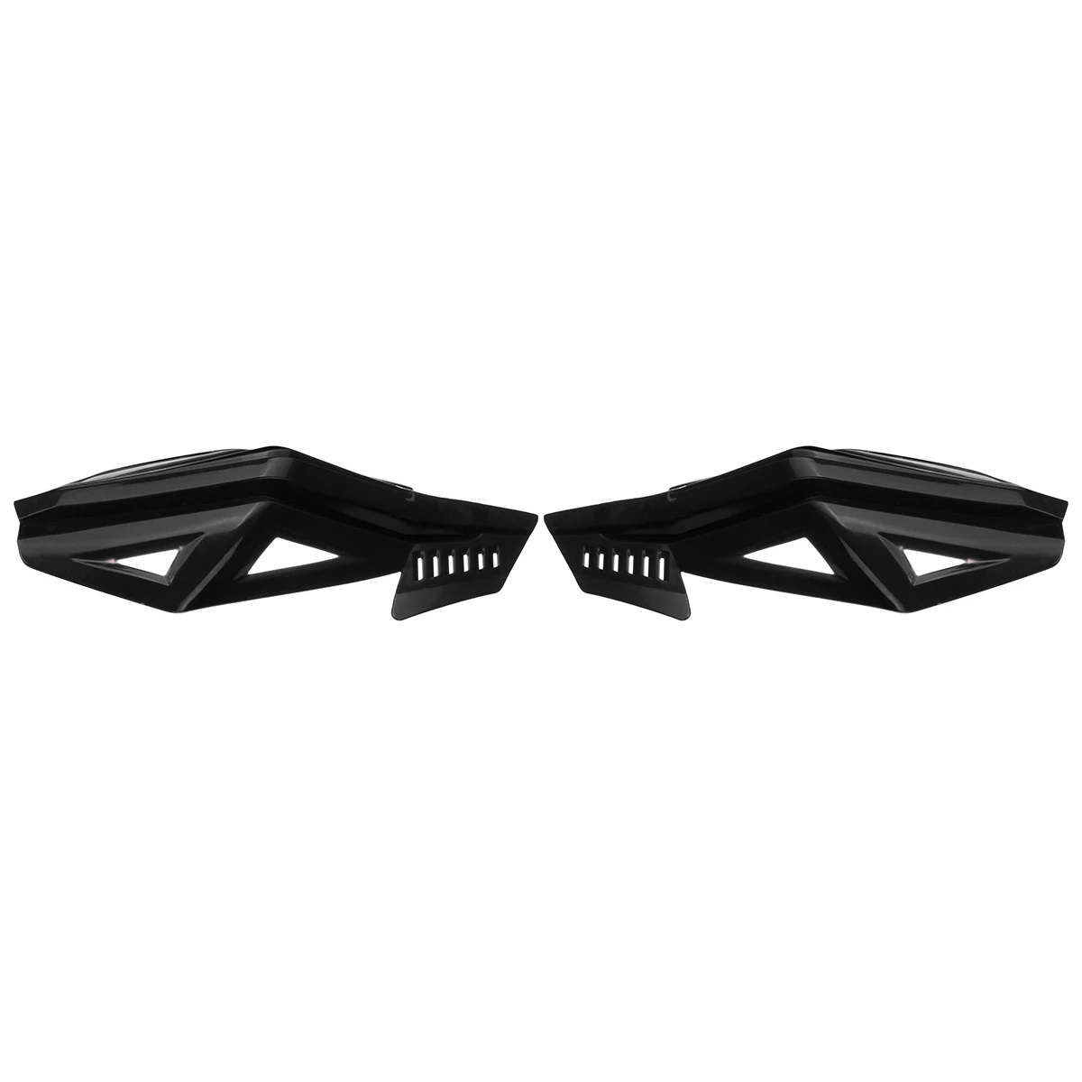 1 пара 7/" мотоциклетная защита для рук Защитное снаряжение для Honda/Kawasaki/Suzuki/Yamaha SX EXC XCW SMR мото байк квадроциклы руль - Цвет: Черный