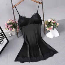 Сексуальные черные женские шелковистые пижамы для сна одноразовые нетканые медицинские маски Ночная Рубашка домашняя одежда ночная рубашка банный Халат