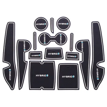 

Anti-Slip Mat For Toyota Corolla Levin Hybrid 2016 2017 2018 2019 Gate Slot Coaster Anti-Dirty Door Groove Mat Car Interiors Ge