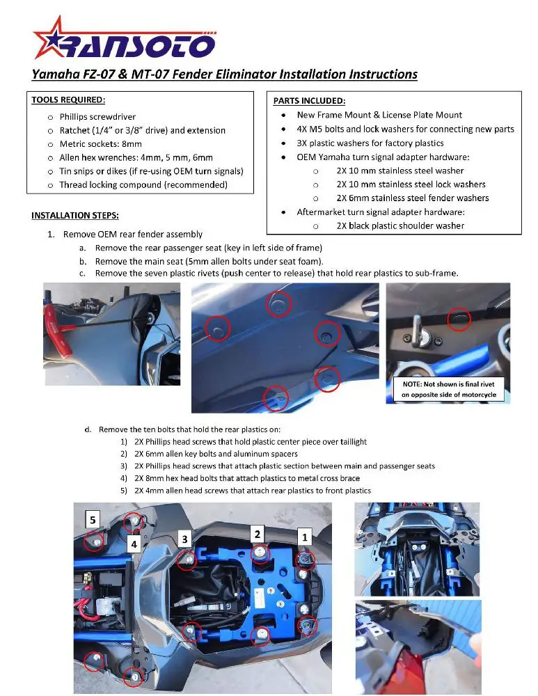 Yiwa мотоцикл номерной знак рамка Мотоцикл модифицированные части для Yamaha FZ-07 MT-07 номерной знак рамка