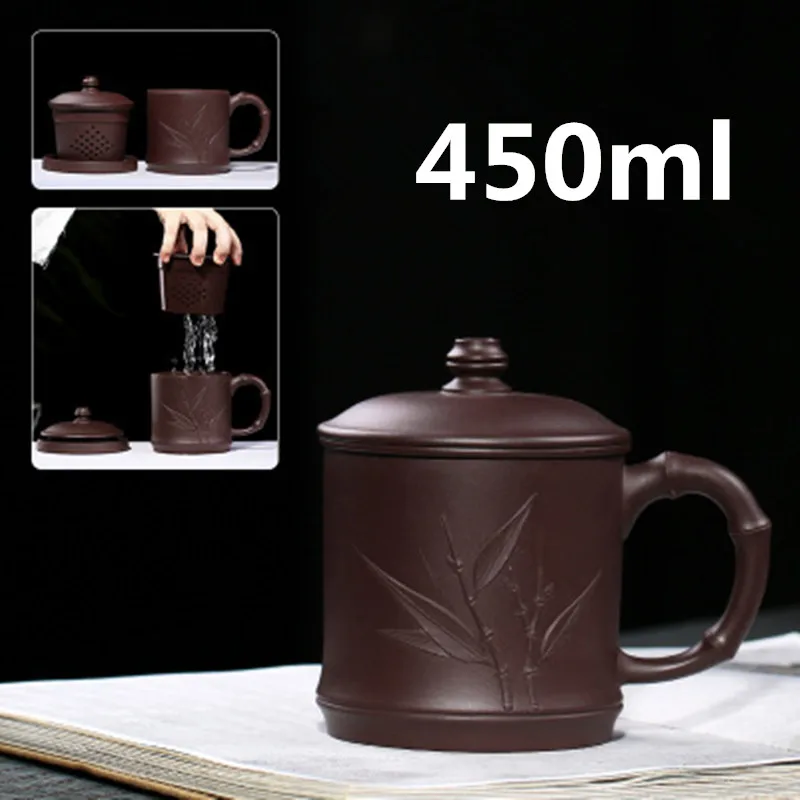 

Chinese Yixing Clay Tea mug Gongfu Tea Set Zisha Teacup Handmade Tea Cup 450ml High Quality New Arrived Drop Shipping