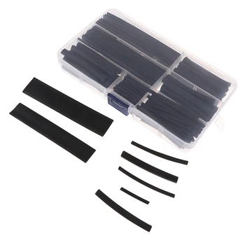 

Wire Black Case Set Heat Shrink Tubing Wrap Tube Assorted Sleeves 150Pcs