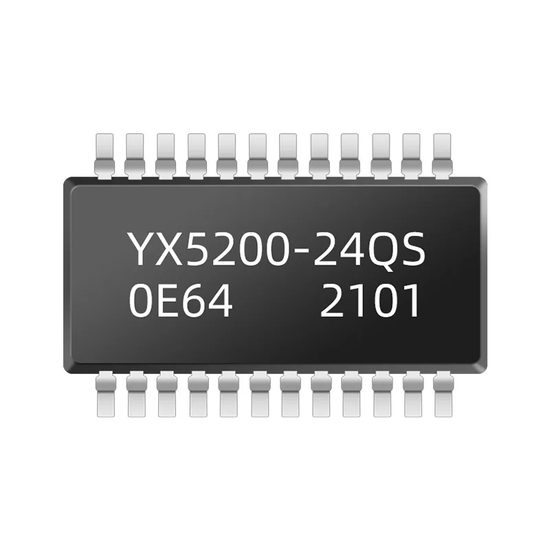 10 шт. YX5200 24QS UART серийный Порты и разъёмы MP3 чип (представление о том что