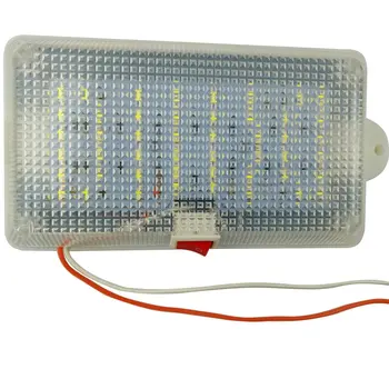 

24V Car Truck Led Interior Light Cab Roof Light Super Bright White Light Plastic Low Power Consumption Super Brightness 1 Pcs