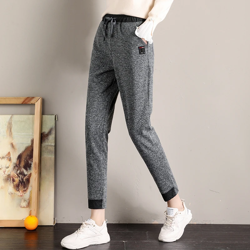 

2019 New Spring Autumn New Ladies Korean Harem Pants Breathable Thin Casual Pencil Pants Simple Suit Trousers For Women