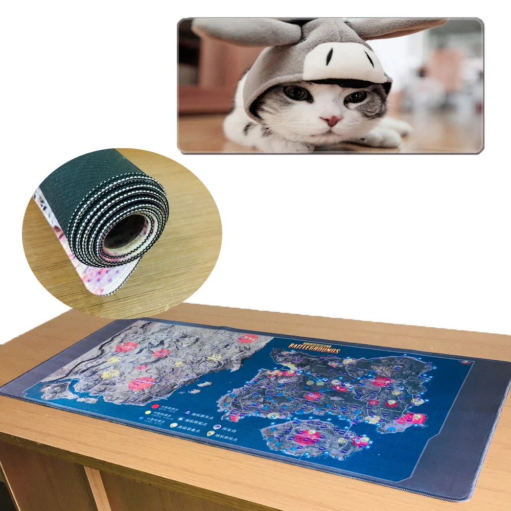 Non-slip Slim Gaming Mousepad Fasion Desk Mat Large Pad For Trackball Laser Optical Mouse Wireless Speed Keyboard For WOW CS GO