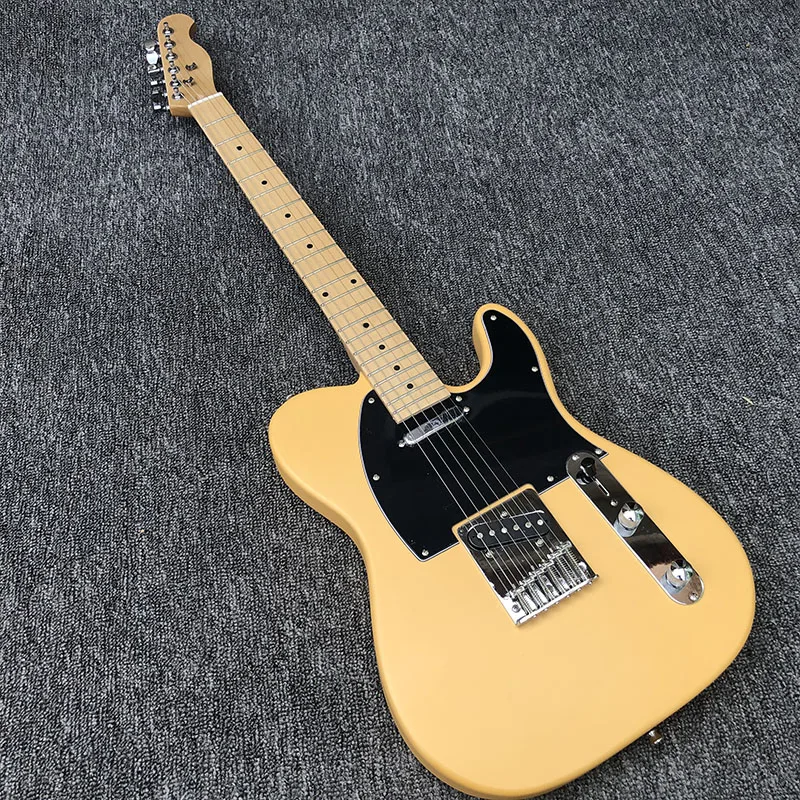 

2019 Custom Shop TL style Electric Guitar,basswood body with Maple fingerboard,Orange matte paint Electric Guitar,free shipping