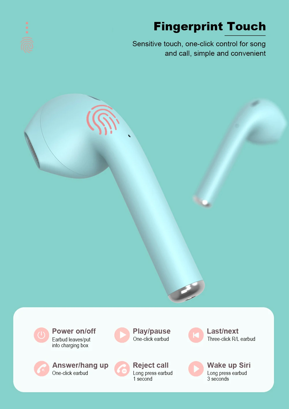 Arlado i12 беспроводные Bluetooth наушники Рождественский подарок на год сенсорная кнопка гарнитура с Рождеством на зарядной коробке