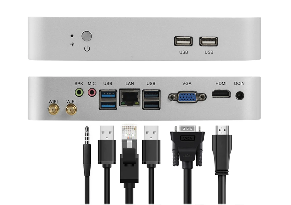 XCY Мини ПК Intel Core i7 i3 i5 Win 10 Micro Офисный Компьютерный Linux Tv Box Minipc HDMI VGA Wi-Fi Gigabit Ethernet 6xusb