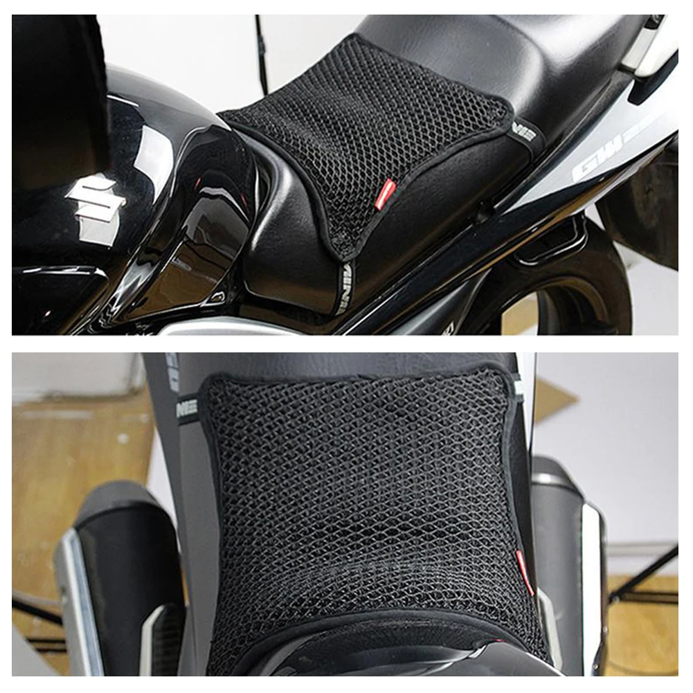 Capa de Assento da Motocicleta Capa de Almofada Respirável Malha Coxim Anti-skid Ciclomotor 1pc 3d Net 9 Cheap Capas passento