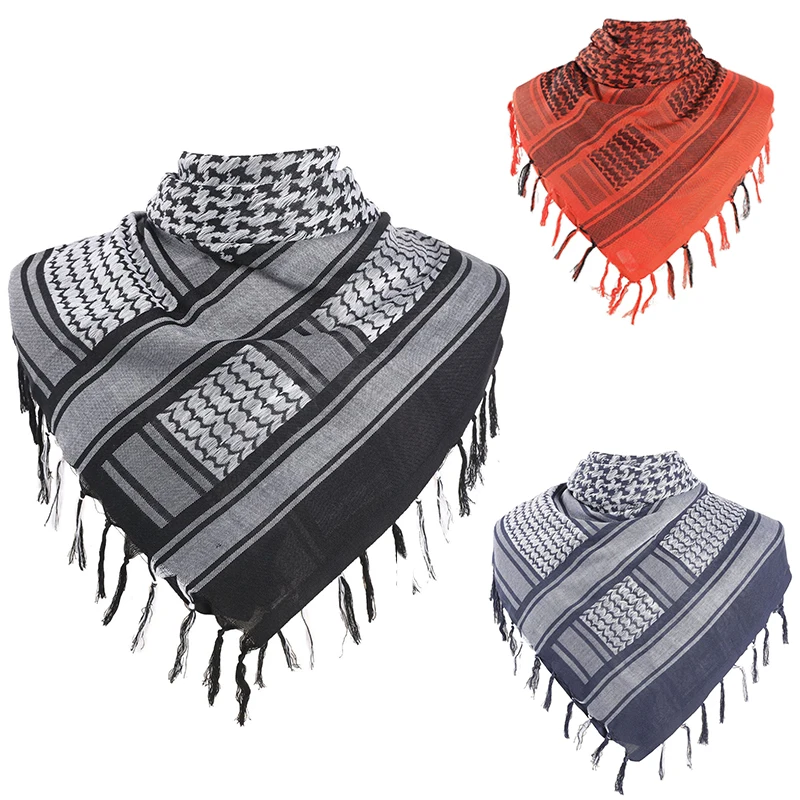 Unisex Military Keffiyeh Shemagh Arab Scarf Desert Keffiyeh Scarf Men