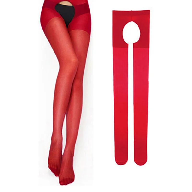 Cavallo Aperto Calze A Rete Moda Collant Sexy Donna Collant Senza Cavallo Collant Trasparenti Elasticizzati Collant Nero Ouvert Femme Strumpfhose