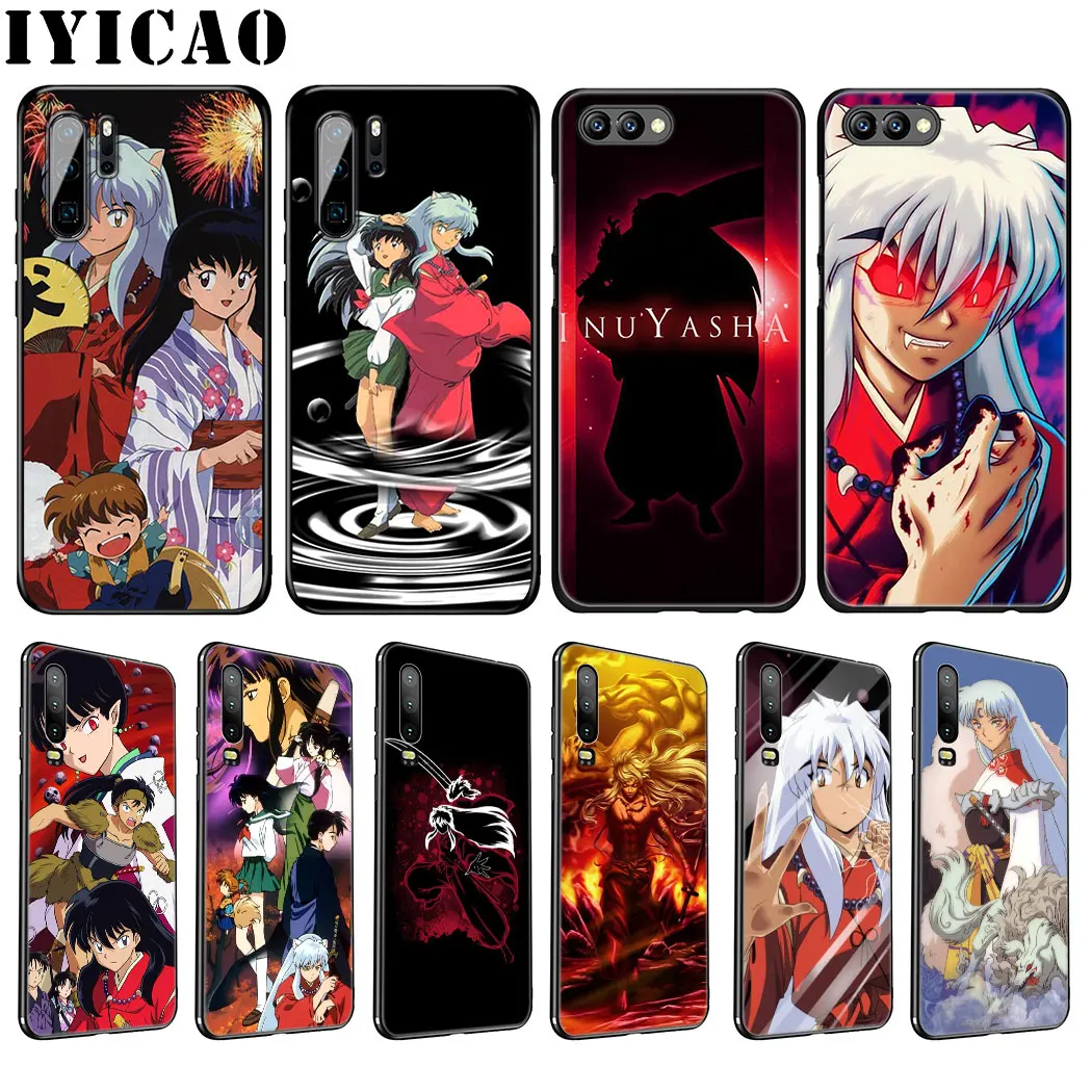 Мягкий чехол IYICAO Inuyasha с аниме для Huawei P30 P20 Pro P10 P8 P9 Lite Mini 2017 P Smart Z Plus 2019 | Мобильные