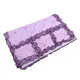 Полиэстер, фиолетовый цветок, крышка для холодильника, полотенце с сумкой для хранения, многоцелевое полотенце, домашнее, пылезащитное покрытие, украшение - Цвет: 110x50cm