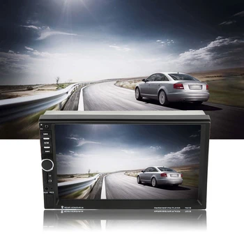 

2 Din 7021B Bluetooth 7 Inch Screen Display Aux Input Auto Car DVD FM/MP5 Player Vehicle Rear View Camera Input
