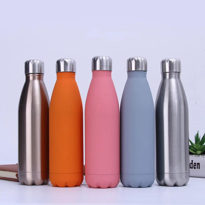 

Customizable Bowling Vacuum Insulation Cup Outdoor Sports Solid Color Double Layer 304 Stainless Steel Coke Bottle